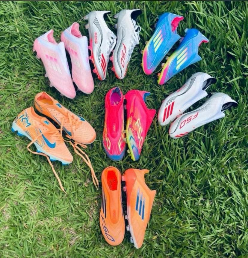 Professional Football Shoes - Red